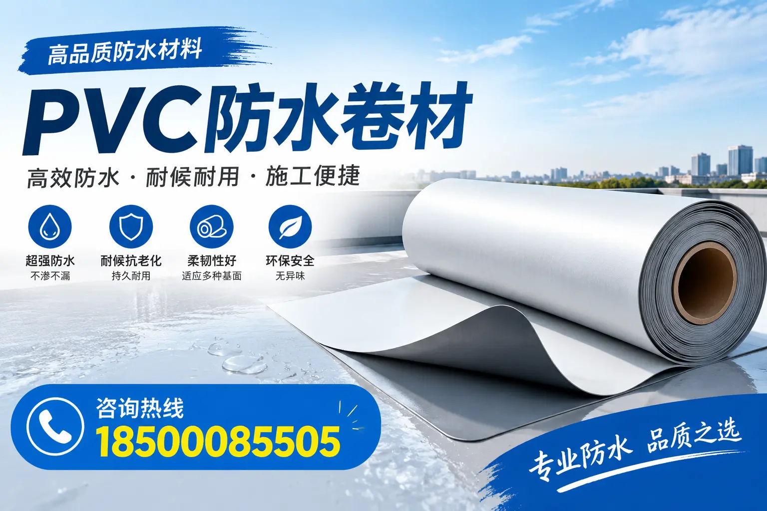 如何在西安选择合适的pvc防水卷材